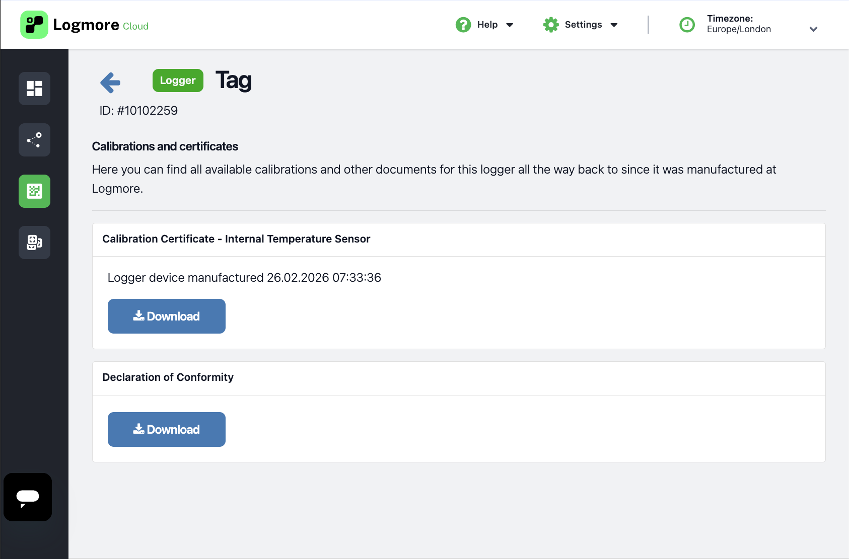 Shipment reports always securely online