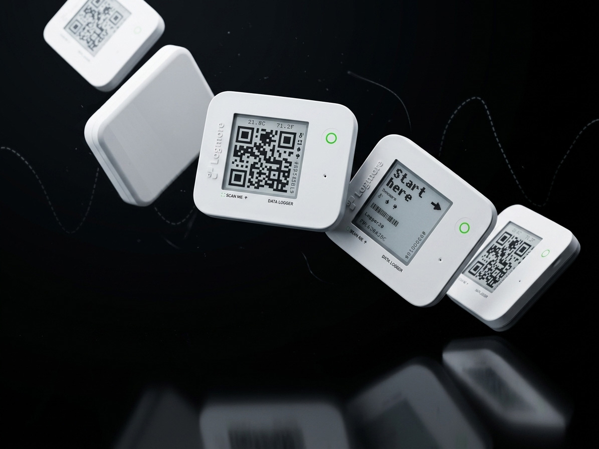 Logmore data loggers arranged for shipment monitoring